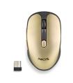 NGS Evo Rust Gold Raton Inalambrico USB 1600dpi - 5 Botones - Recargable - Uso Diestro