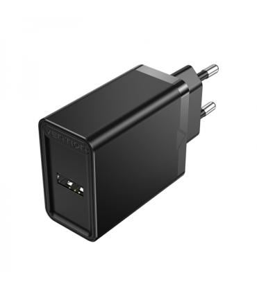 Vention Cargador de Pared USB-A 2.4A 12W - Color Negro