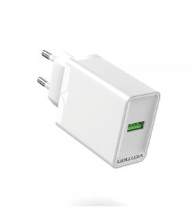 Vention Cargador de Pared USB-A 3A 18W - Color Blanco