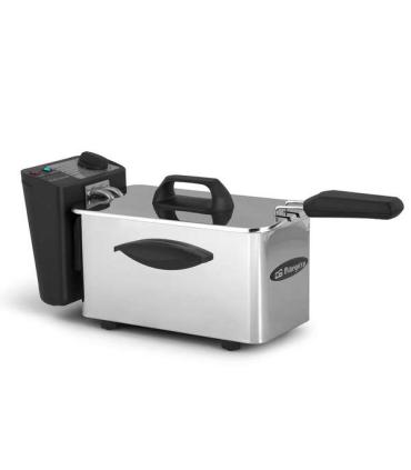 Orbegozo Freidora Electrica FDR 16 - 1.5 Litros - Termostato Regulable - Tapadera Extraible - 1500W