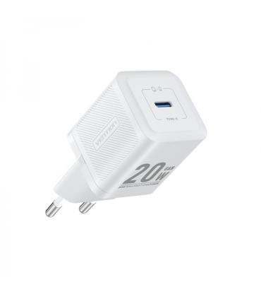Vention Cargador de Pared GaN USB-C 20W - Carga rapida EU - Color Blanco