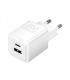 Vention Cargador de Pared GaN 2 Puertos USB (C+A) (30W/30W) - Carga rapida EU - Color Blanco