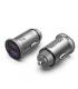 Vention Cargador de Coche 30W 2xUSB (A) QC3.0 5A - Diseño Mini - Aluminio Gris