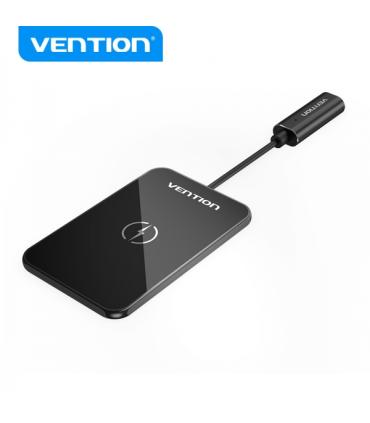 Vention Cargador Wireless 15W Ultra Delgado - 5cm - Color Negro