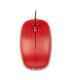 NGS Flame Raton USB 1000dpi - 3 Botones - Uso Ambidiestro - Color Rojo