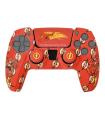 FR-TEC Set de Silicona y Grips de Flash para Dualsense - Funda Lisa y Aterciopelada - Agarre Mejorado con Logo en Relieve - Prot