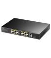Cudy FS1018PS1 Switch Gigabit de 16 Puertos de 10/100 Mbits con 2GbE y 1 Puerto SFP