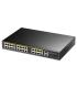 Cudy FS1026PS1 Switch Gigabit de 24 puertos PoE+ de 10/100 Mbits + 2 Puerto de Enlace Ascendente Gigabit + 1 Ranura SFP de 1,25.