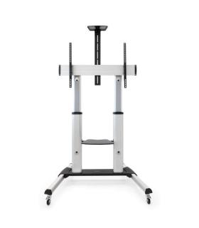 Tooq Soporte Suelo Ruedas Aluminio 60-100 - Color Plata