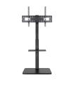 Tooq Moon Soporte de Suelo con Regulación de Altura para Pantallas 37"-75" - Color Negro