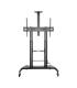 Aisens Soporte de Suelo ECO con Ruedas y Manivela - Bandeja para DVD y Soporte de Camara para Monitor/TV - Hasta 100Kg - De 60..