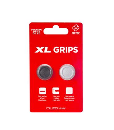 FR-TEC Grips Nintendo Switch Oled XL - Mayor Base en el Grip - Mejor Agarre y Precision - Material Superresistente - Facilita Ag