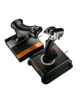 FR-TEC Palanca y Acelerador Raptor Mach1 Hotas Compatible con PC - Joystick y Acelerador - Control de Velocidad - Configuracion.