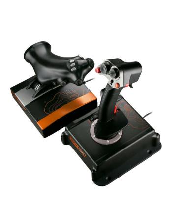 FR-TEC Palanca y Acelerador Raptor Mach1 Hotas Compatible con PC - Joystick y Acelerador - Control de Velocidad - Configuracion.