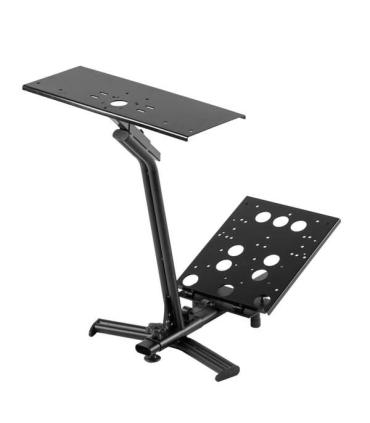 FR-TEC Estructura Metalica para Volante y Caja de Cambios - Doble Punto de Sujecion - Regulable en Altura y Distancia - Antidesl