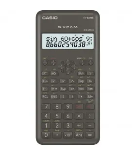 Casio Calculadora Cientifica FX-82MS 2ª Ed.- Pantalla LCD de 2 Lineas - 240 Funciones Integradas - 8 Memorias de Variables - Cal