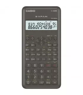 Casio Calculadora Cientifica FX-82MS 2ª Ed.- Pantalla LCD de 2 Lineas - 240 Funciones Integradas - 8 Memorias de Variables - Cal
