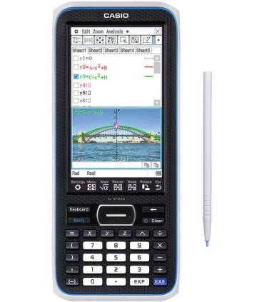 Casio FX-CP400 Calculadora Cientifica Grafica 3D - Pantalla Tactil en Color - Graficos 3D - Dibujo Simultaneo de hasta 100 Curva