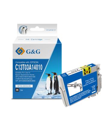 G&G Epson 603XL Negro Cartucho de Tinta Pigmentada Generico - Reemplaza C13T03A14010/C13T03U14010