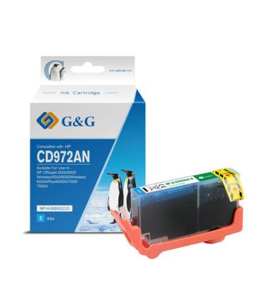 G&G HP 920XL Cyan Cartucho de Tinta Generico - Reemplaza CD972AE