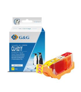 G&G Canon CLI521 Amarillo Cartucho de Tinta Generico - Reemplaza 2936B001