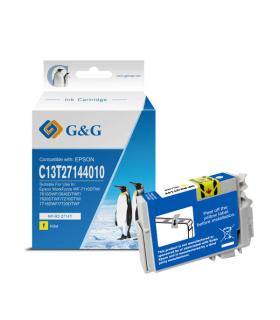 G&G Epson T2714/T2704 (27XL) Amarillo Cartucho de Tinta Generico - Reemplaza C13T27144012/C13T27044012