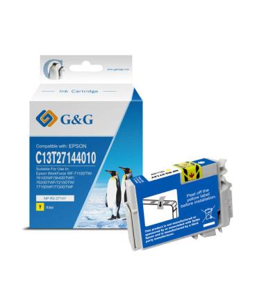 G&G Epson T2714/T2704 (27XL) Amarillo Cartucho de Tinta Generico - Reemplaza C13T27144012/C13T27044012