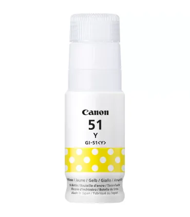Canon GI51 Amarillo Botella de Tinta Original - GI51Y/4548C001