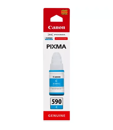 Canon GI590 Cyan Botella de Tinta Original - GI590C/1604C001
