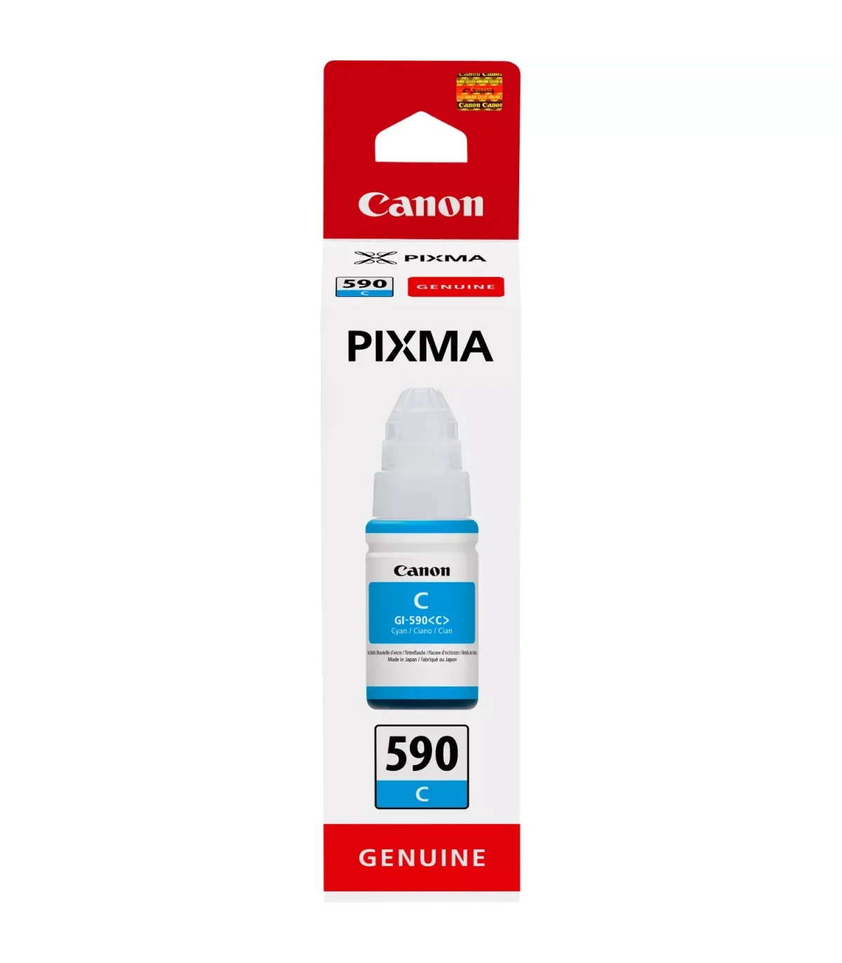 Canon GI590 Cyan Botella de Tinta Original - GI590C/1604C001