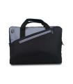 NGS Ginger Maletin para Portatil 14" - Acolchado Interior - 2 Compartimentos y Bolsillo Exterior - Color Negro/Gris