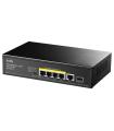 Cudy GS1005PTS1 Switch Gigabit PoE+ de 5 Puertos con 1 Puertos SFP