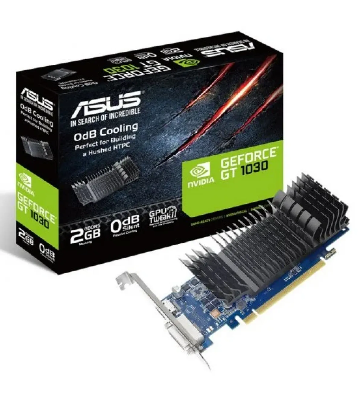 Asus GeForce GT 1030 Silent Tarjeta Grafica 2GB GDDR5 NVIDIA
