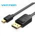 Vention Cable Mini DP Macho a DP Macho 1.2 4K - 3m - Color Negro