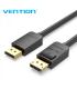Vention Cable Displayport Macho a Displayport Macho 1.2 4K - 2m - Color Negro