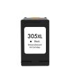 HP 305XL Negro Cartucho de Tinta Remanufacturado - Muestra Nivel de Tinta - Reemplaza 3YM62AE/3YM61AE