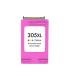 HP 305XL Color Cartucho de Tinta Remanufacturado - Muestra Nivel de Tinta - Reemplaza 3YM63AE/3YM60AE
