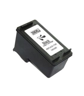 HP 350XL Negro Cartucho de Tinta Remanufacturado - Reemplaza CB336EE/CB335EE