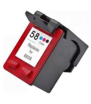 HP 58 Color Photo Cartucho de Tinta Generico - Reemplaza C6658AE