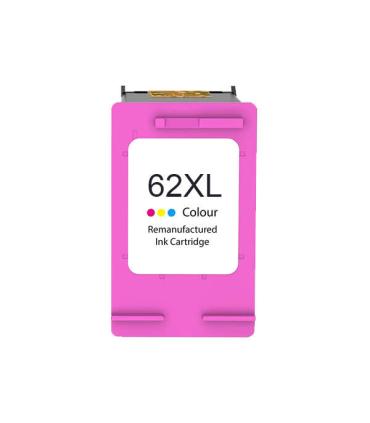 HP 62XL Color Cartucho de Tinta Remanufacturado - Reemplaza C2P06AE/C2P07AE
