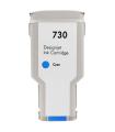 HP 730 Cyan Cartucho de Tinta Generico - Reemplaza P2V68A/P2V62A