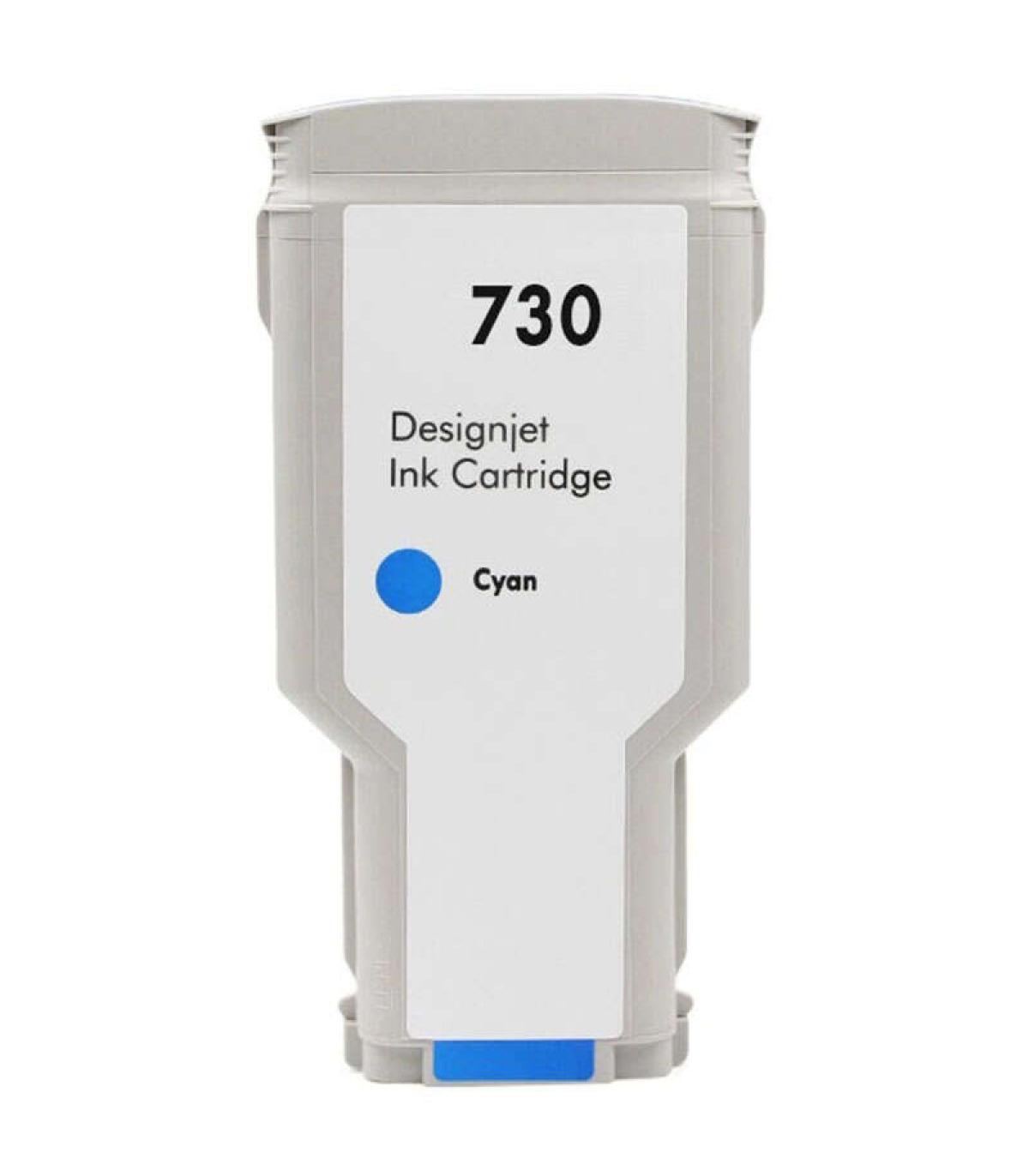 HP 730 Cyan Cartucho de Tinta Generico - Reemplaza P2V68A/P2V62A