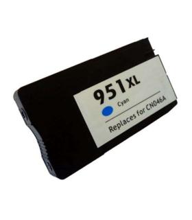 HP 951XL Cyan Cartucho de Tinta Generico - Reemplaza CN046AE/CN050AE