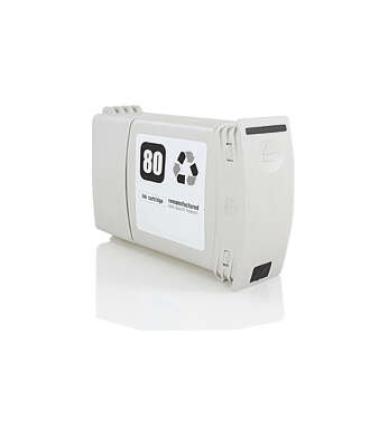 HP 80 Negro Cartucho de Tinta Pigmentada Generico - Reemplaza C4871A