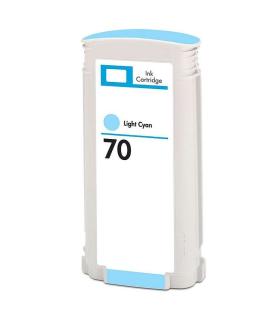 HP 70 Cyan Light Cartucho de Tinta Pigmentada Generico - Reemplaza C9390A