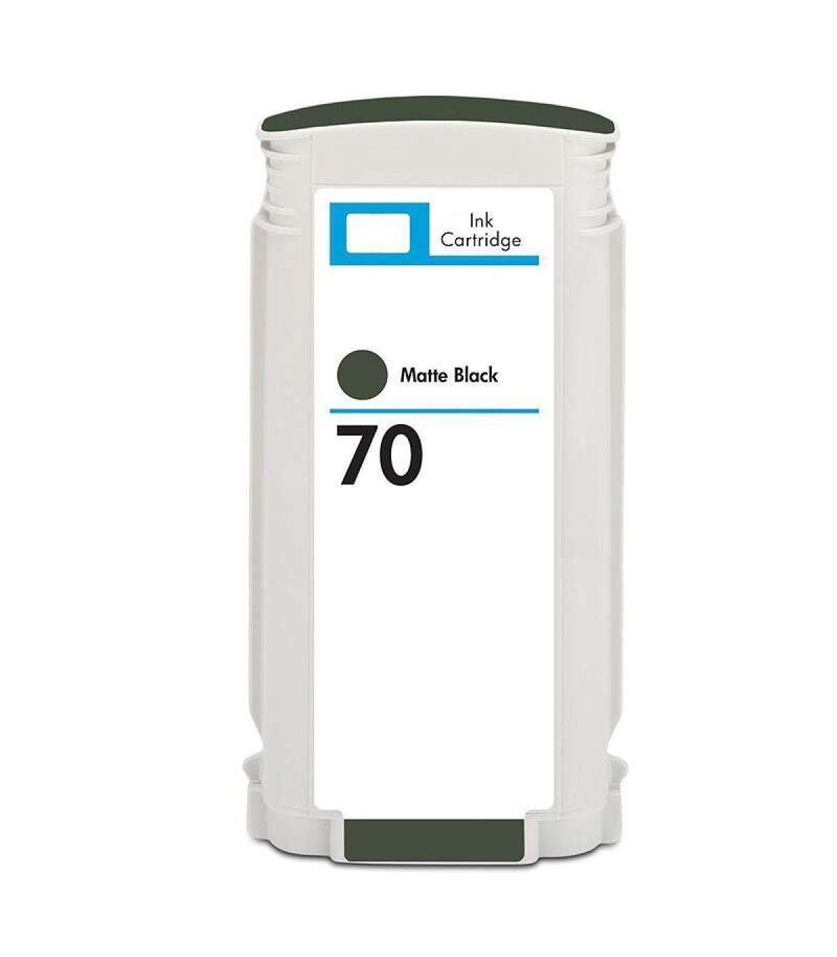 HP 70 Negro Mate Cartucho de Tinta Pigmentada Generico - Reemplaza C9448A