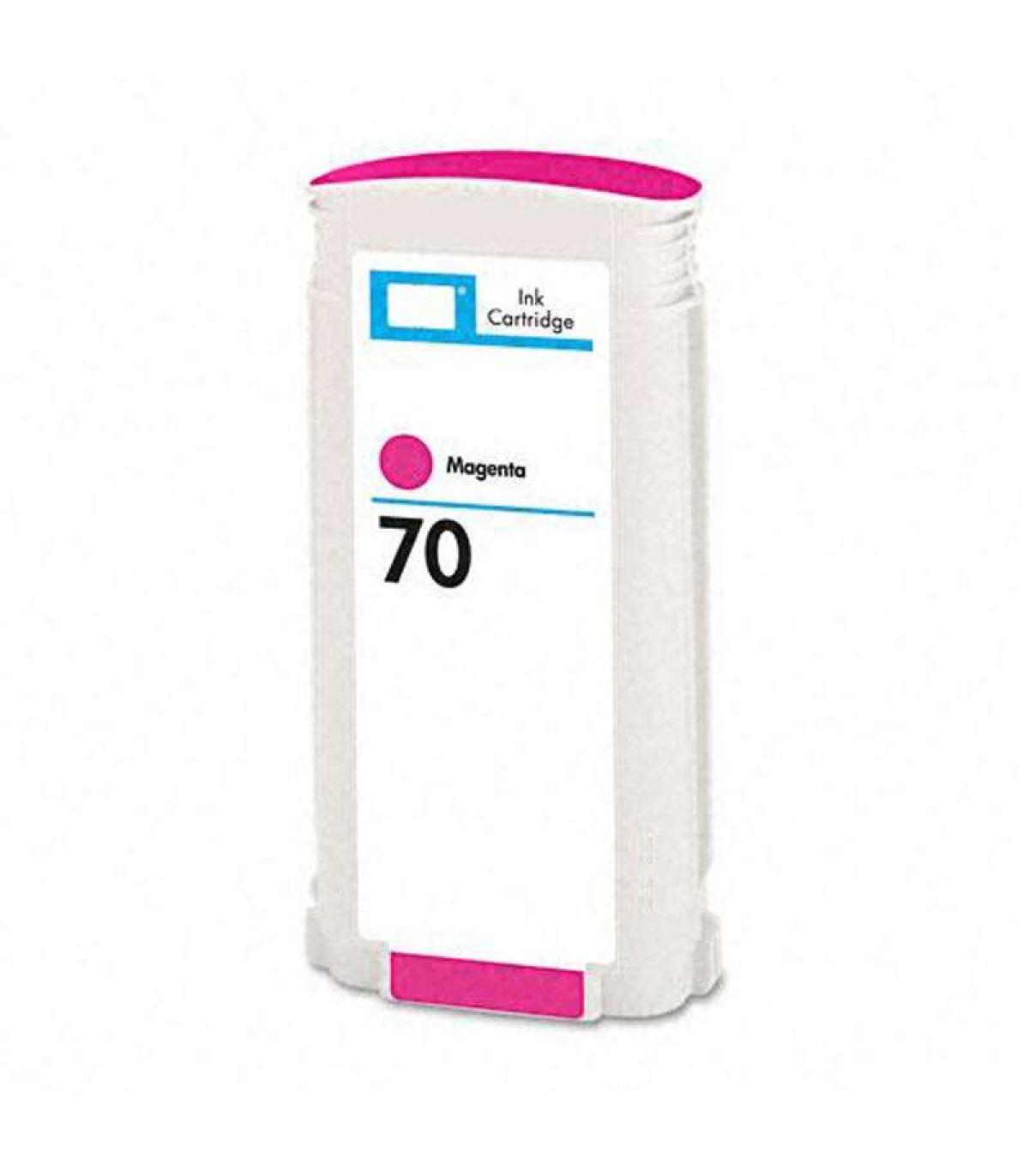 HP 70 Magenta Cartucho de Tinta Pigmentada Generico - Reemplaza C9453A