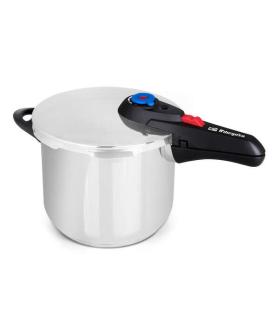 Orbegozo HP 10006 Olla Super Rapida - Capacidad 10 Litros - Cinco Sistemas de Seguridad - Fondo Termo Difusor - Apto para Todo..