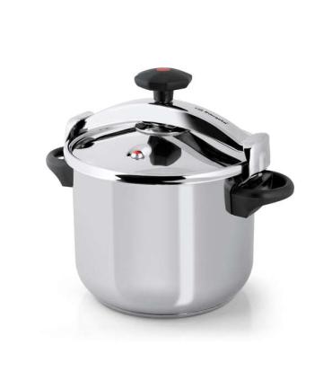 Orbegozo HPL 8070 Olla Clasica a Presion - Capacidad 8 Litros - Triple Seguridad - Regulacion de Presion Interna - Fondo Sandwic