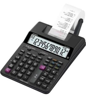 Casio HR150RCE Calculadora Impresora de Sobremesa - Pantalla de 12 Digitos - Anchura del Papel 58mm - Imprime Hora y Fecha - Ali